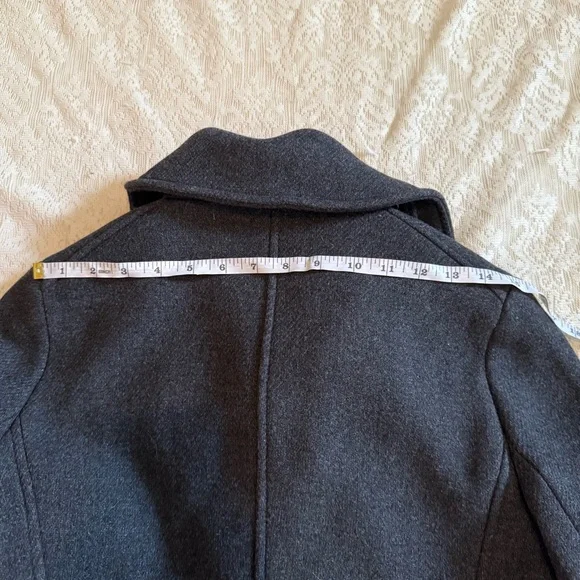 J. Crew Stadium cloth by Nello Gori double breasted wool vented peacoat - Picture 10 of 14